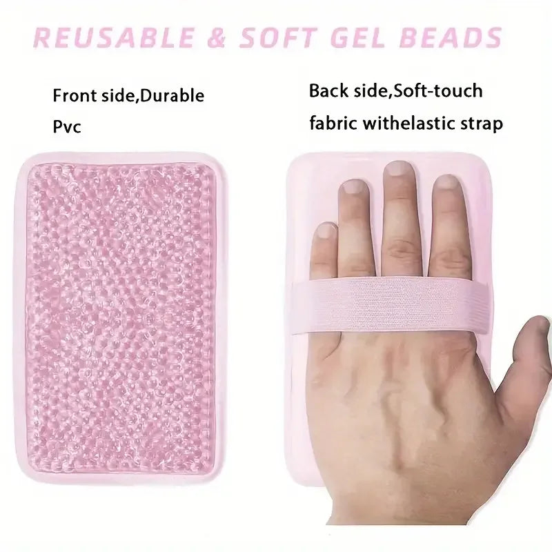 Reusable Square Gel Ice Pack | Hot & Cold Compress for Muscle Pain | Soft Flexible & Durable | Summer Cooling Relief Pad