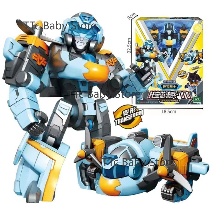TOBOT Brother Tobot Warrior Galaxy Detective Korean Anime Transform Robot Action Figure deformation Toys Kids Boys Robot Gifts