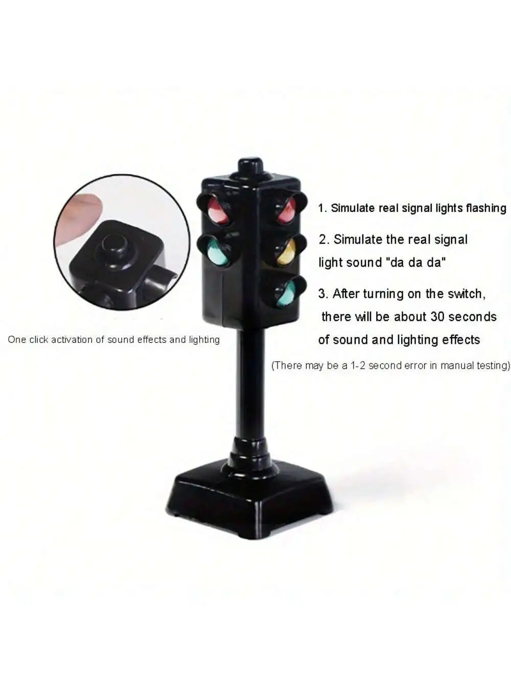 Mini Traffic Signs Road Light Block,Children Safety Education Kids' Puzzle Traffic Light Toy, Kids' Gift
