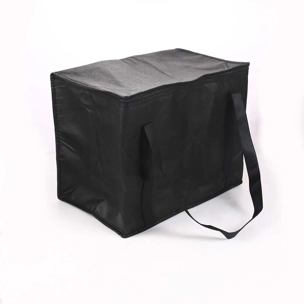 1PC Large Insulated Food Bag Reusable Foldable Hot Cold Meals Grocery Bags Zipper Bag Lightweight for Picnic Camping Outdoor