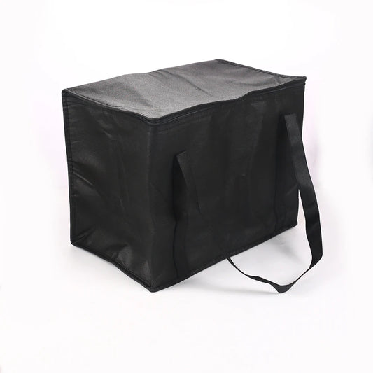 1PC Large Insulated Food Bag Reusable Foldable Hot Cold Meals Grocery Bags Zipper Bag Lightweight for Picnic Camping Outdoor