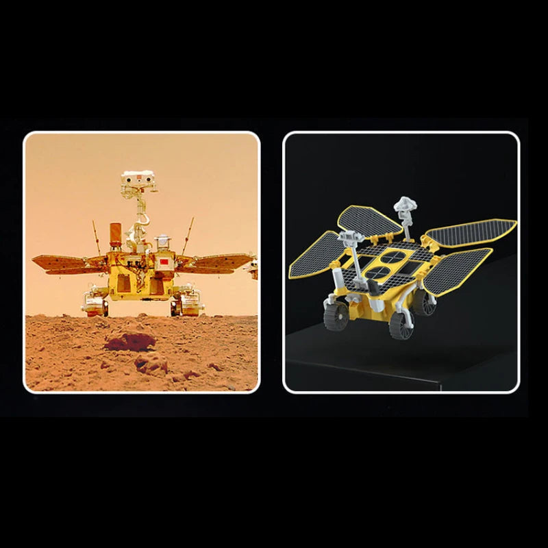 Solar Rover Chinese Space Probe Educational Science Toy Diy Assembly Creation Toy Science Powered Stem Building Sets Gift Yk27
