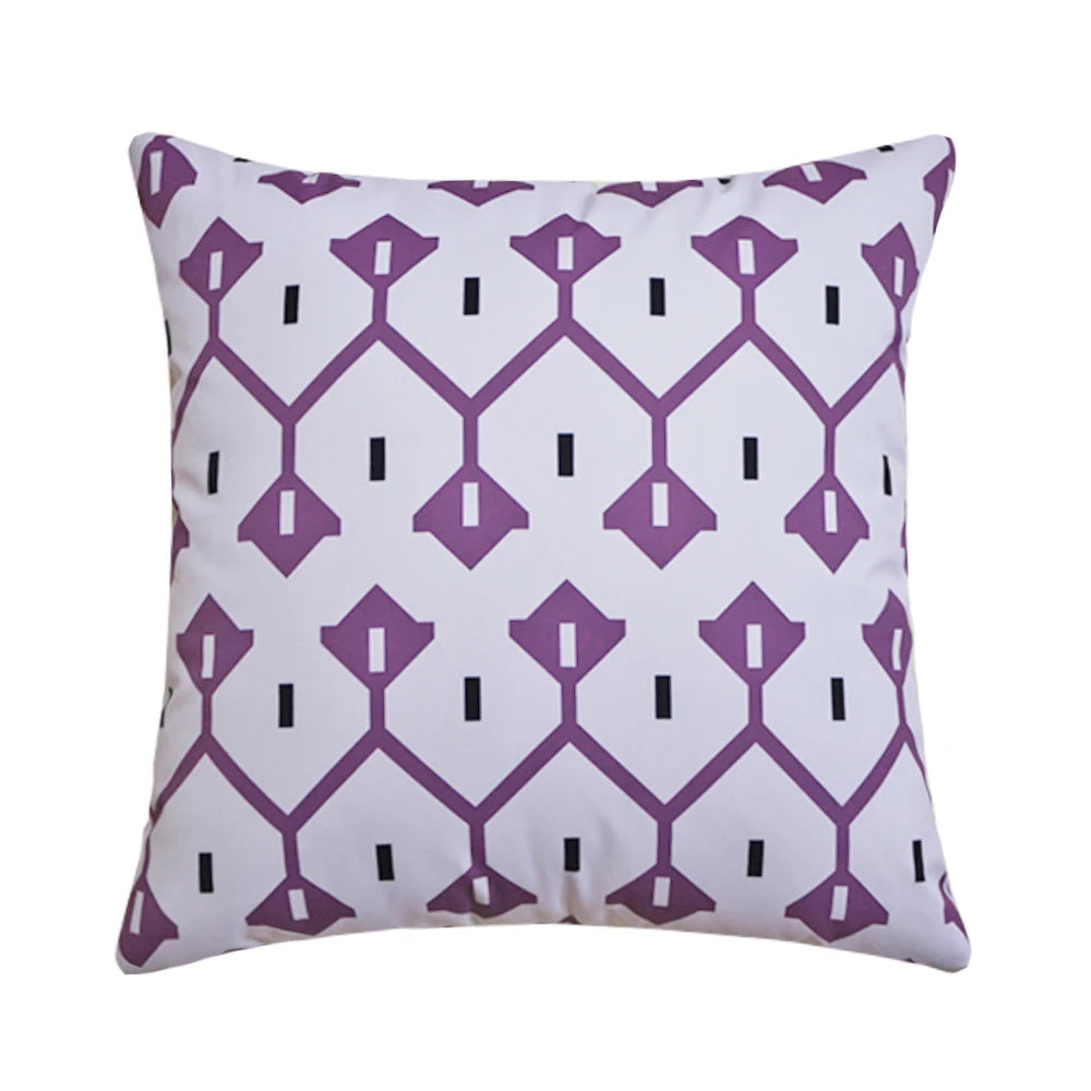 50x70cm Twill Waterproof Colorful Print Outdoor Pillowcase Summer Cool Cushion Cover For Patio Sofa Balcony