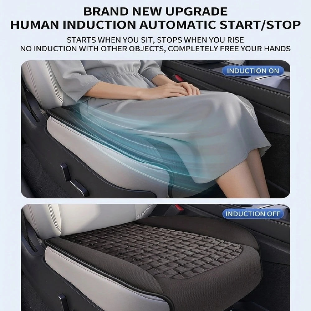 Gel Cooling Car Chair Seat Cushion Fan Summer Cool Pad Auto Sensor Cooling Mat Ventilation Cushion USB  Air-conditioning Seat