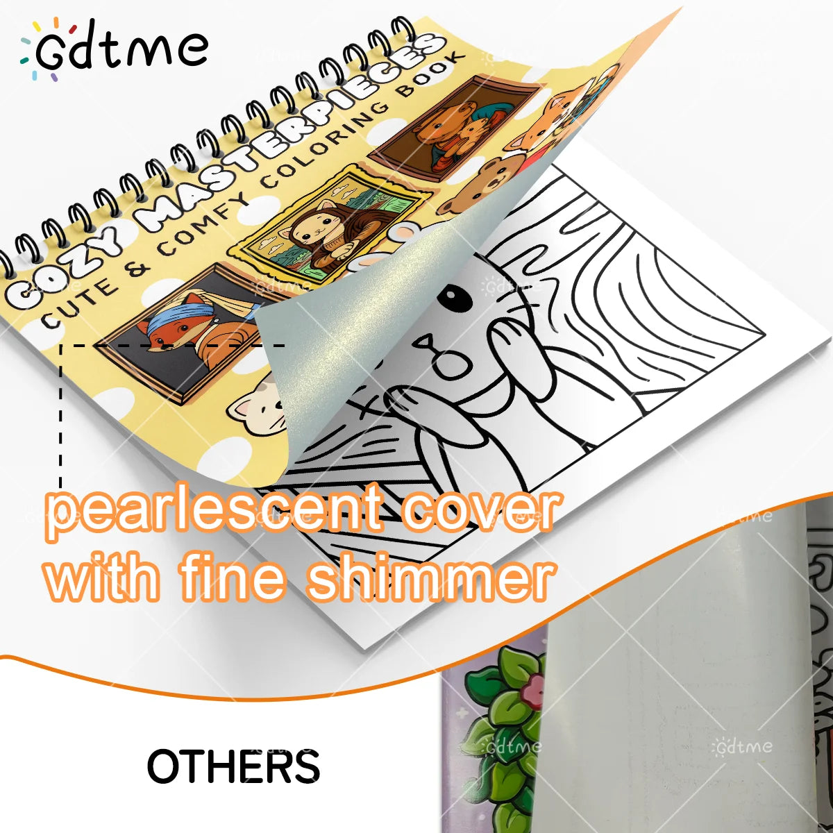 COZY MASTERPIECES Coloring Book for Adult Spiral binding 24page for Relaxation Kid Educational Toys DIY Painting Drawing Book ﻿