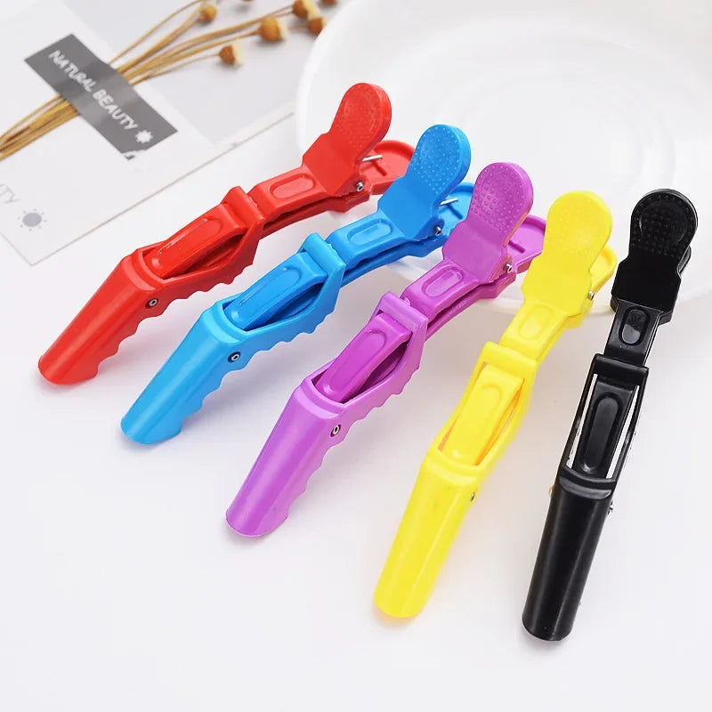 5/6Pcs Alligator Hair Clips Hairdressing Clamps Claws Section Clip Barber Crocodile Hairpin Salon Styling Tools Hair Accessories