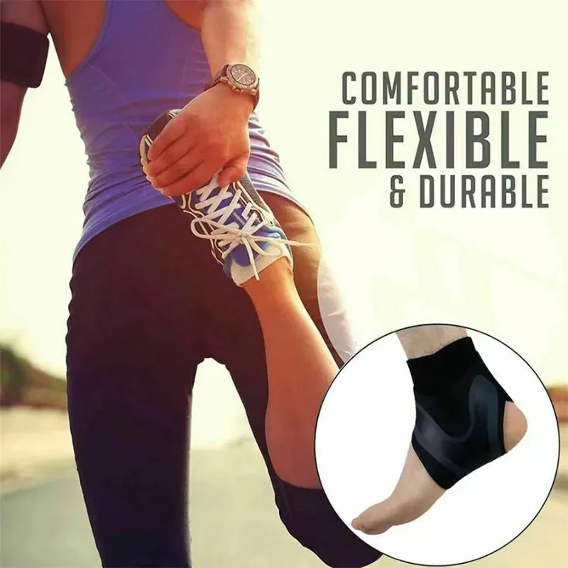 Adjustable Ankle Brace for Sports Injury Recovery Compression Support Wrap for Pain Relief and Stability
