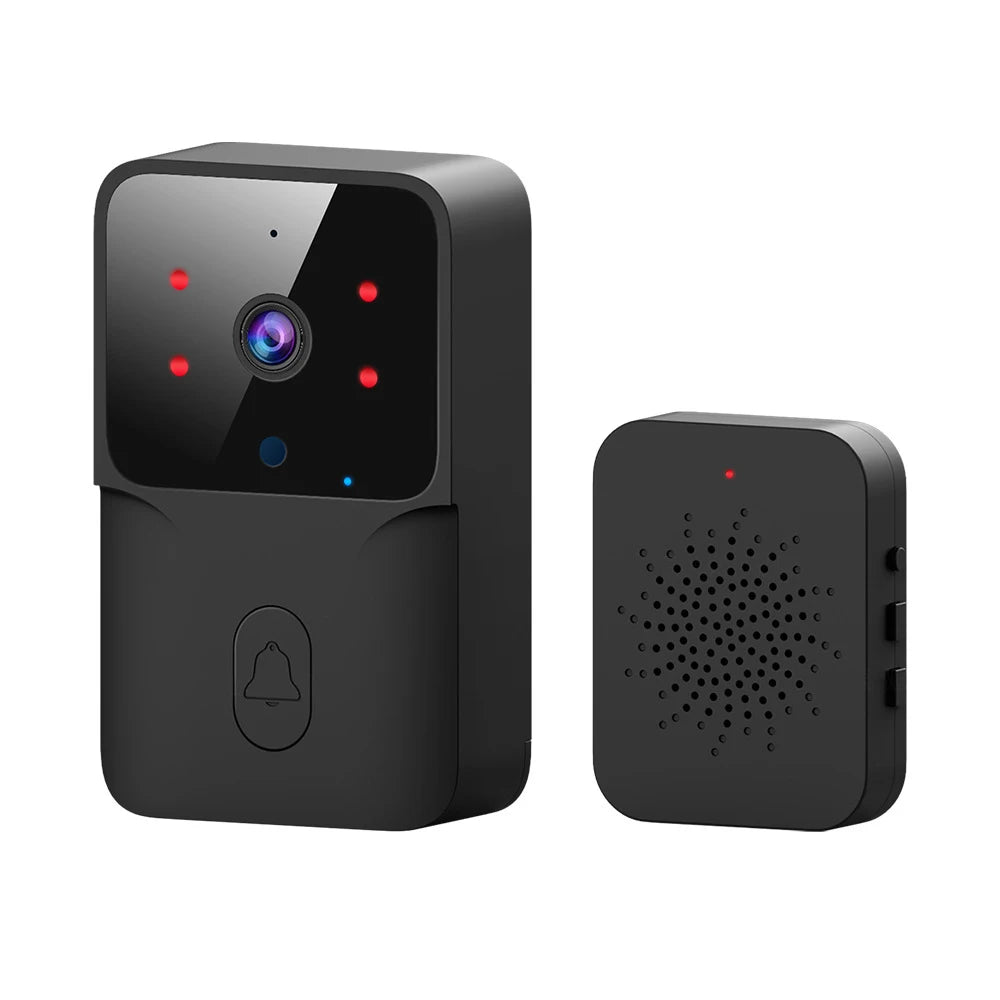 Wireless Video Doorbell Camera, WiFi Two-way Talk Doorbell with IR Night Vision, Smart Home Security Surveillance Monitor