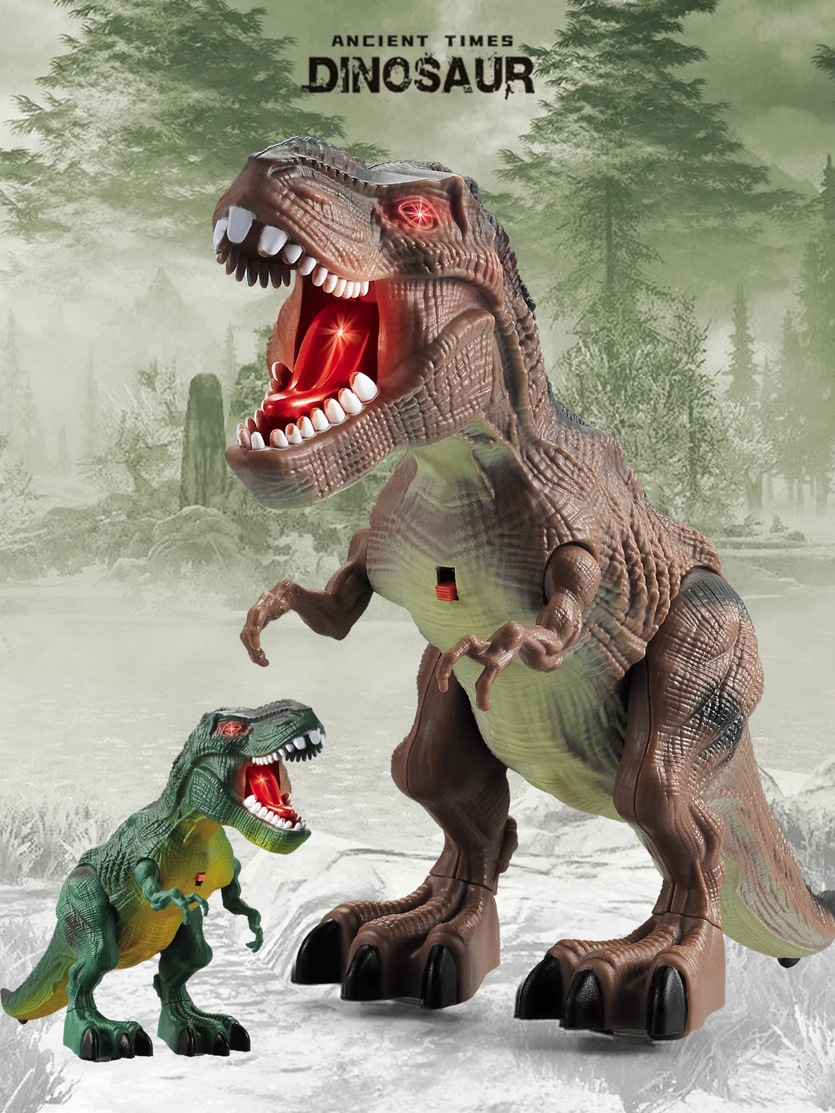 Remote Control Dinosaur Toys, Simulated Tyrannosaurus Rex Dino World Game Electric Dinosaur Model Electronic Walking Robot Gifts
