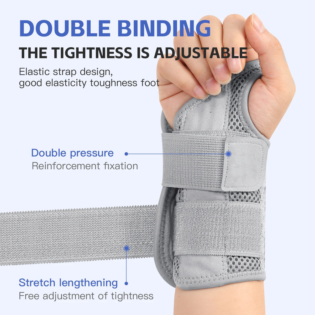 1pc Compression Wrist Brace Protector Carpal Tunnel Sports Wrist Guard Orthopedic Hand Brace Splint Wristband Syndrome Arthritis