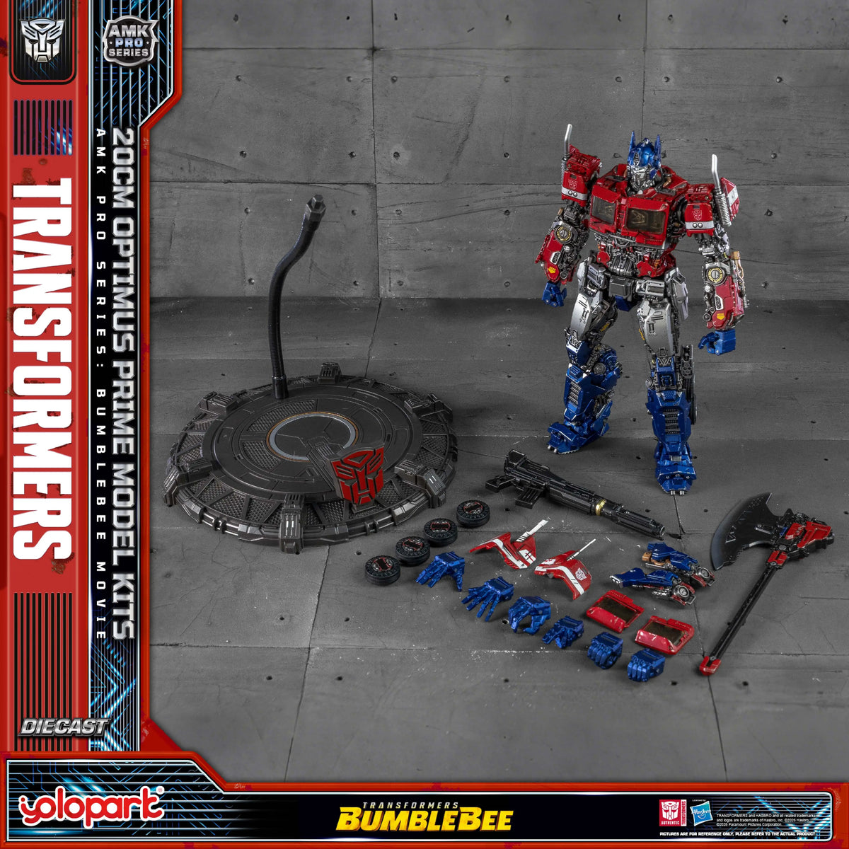 YOLOPARK Transformers Model : Bumblebee - 20cm Optimus Prime Model Kit - AMK PRO Series  Action Figures Toy Gift