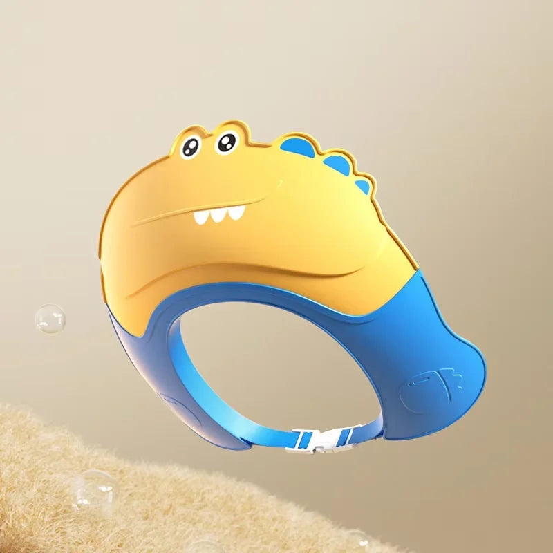 Baby Bath Caps Goods Infant Ear Protection Kids Shampoo Shield Bath Head Cover Baby Shower Cap Adjustable Hair Wash Hat