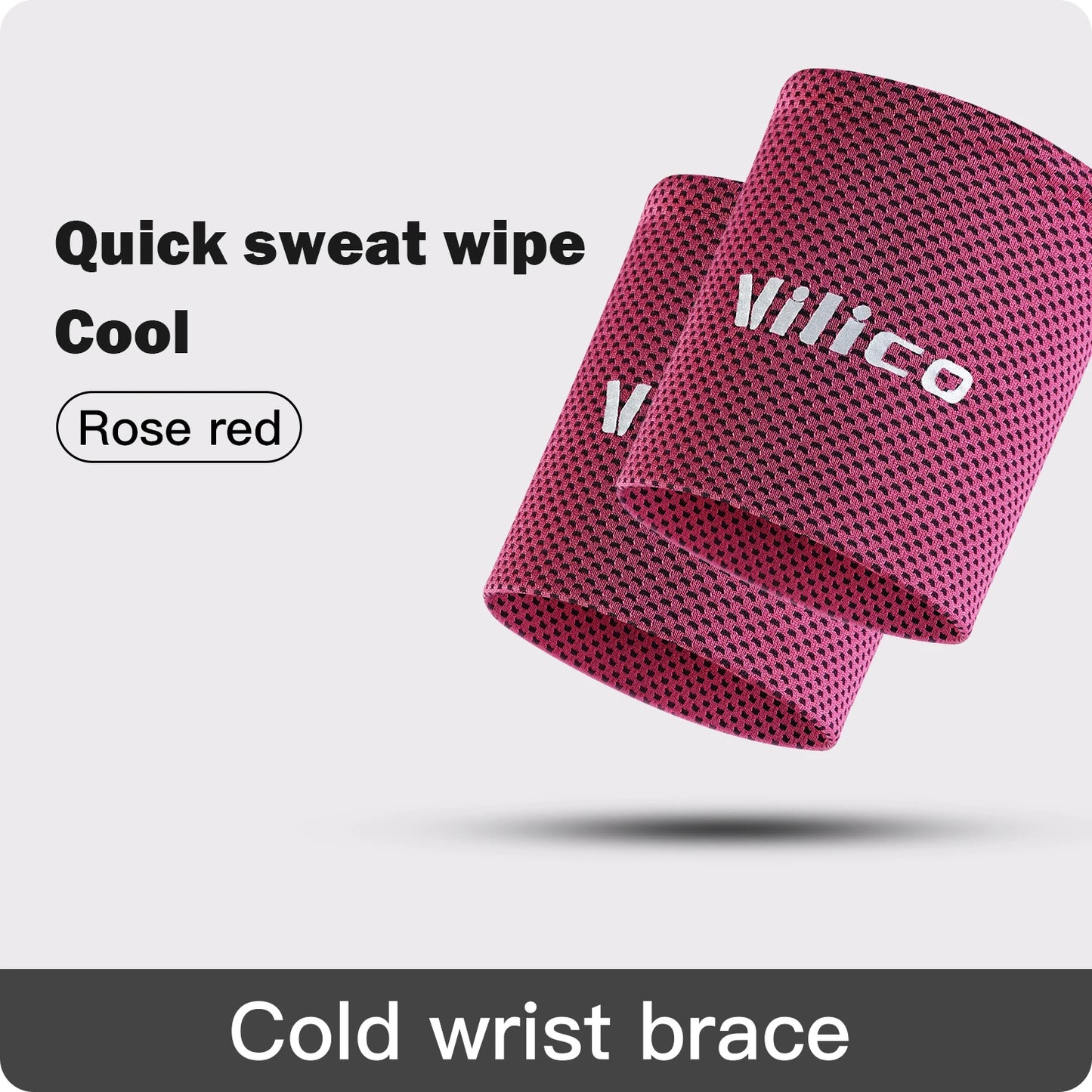 1/2 PC Summer Ice Cooling Wrist Sweatband Sport Wristband Volleyball Gym Wrist Brace Support Sweat Band Towel Wrist Protect