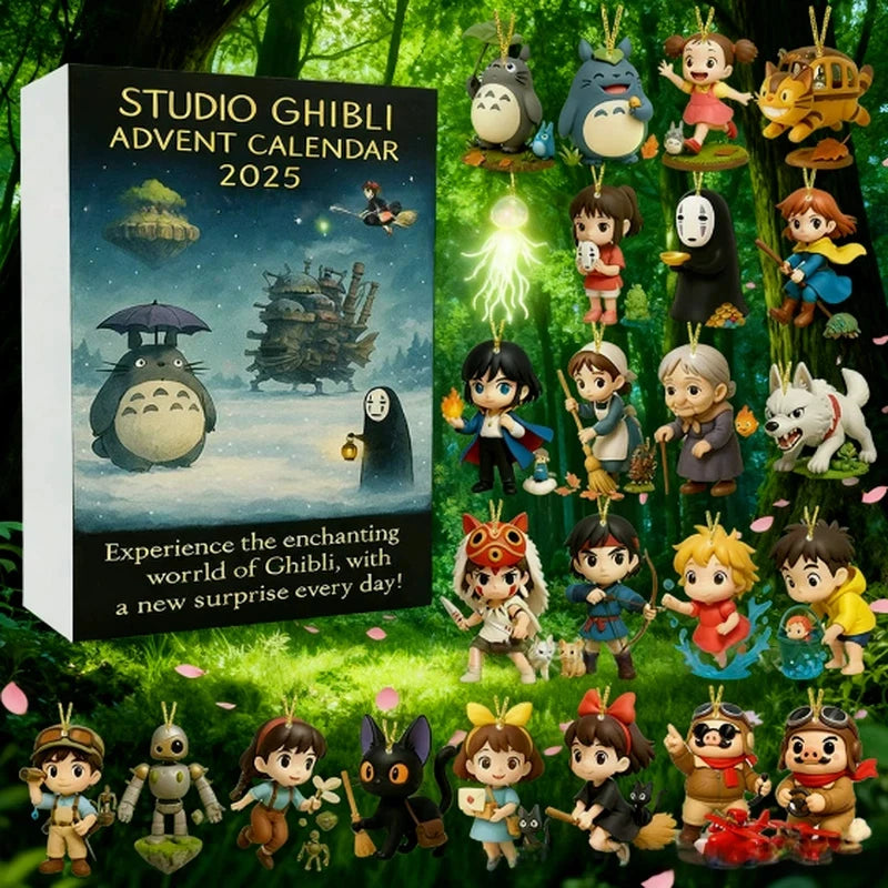 Studio Ghibli Anime Advent Calendar – 24 Collectible Figure Blind Boxes