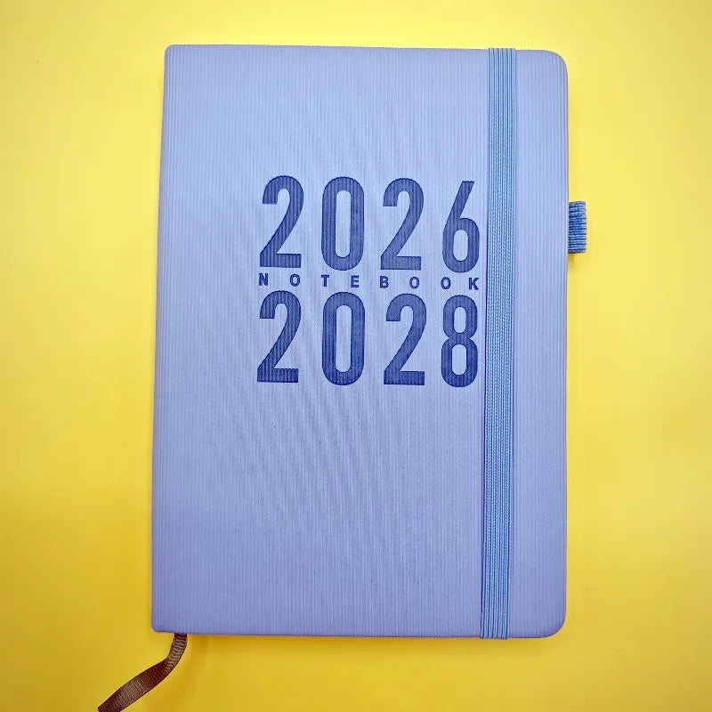 3-Year Monthly Planner Calendar 2026-2028-January To December,Softcover with Elastic Pen Holder, Diary Writing Minimalist Design