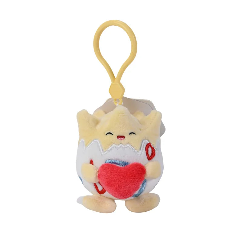 Pokemon Gengar Jigglypuff Bulbasaur Plush Stuffed Toy Mimikyu Mew Togepi Kawaii Keychain Backpack Pendant Keyring Birthday Gifts