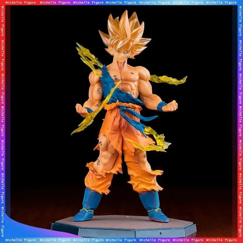 Hot Dragon Ball  Son Goku Super Saiyan Anime Figure  Goku DBZ Action Figure Model Gifts Collectible Figurines for Kids
