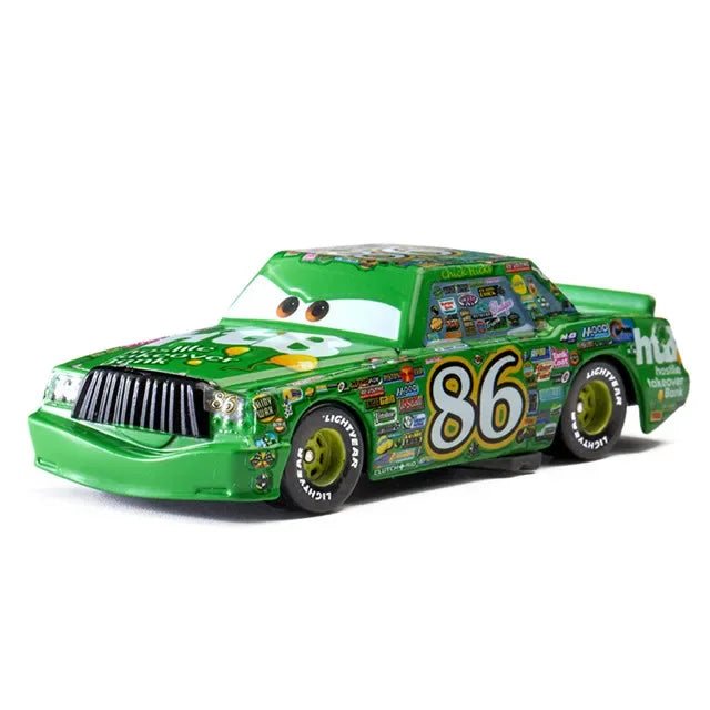 Disney Pixar Cars Toys racing Lightning McQueen Jackson Storm The King Mater 1:55 Diecast Metal Alloy Model Car Kid Gift