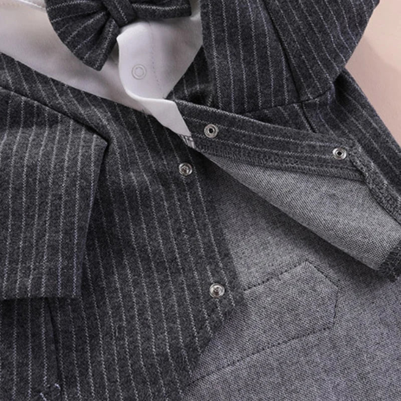 Gentleman Dog Clothes Wedding Suit Formal Shirt For Small Dogs Bowtie Tuxedo Pet Outfit Halloween Christmas Costume Teddy Dog