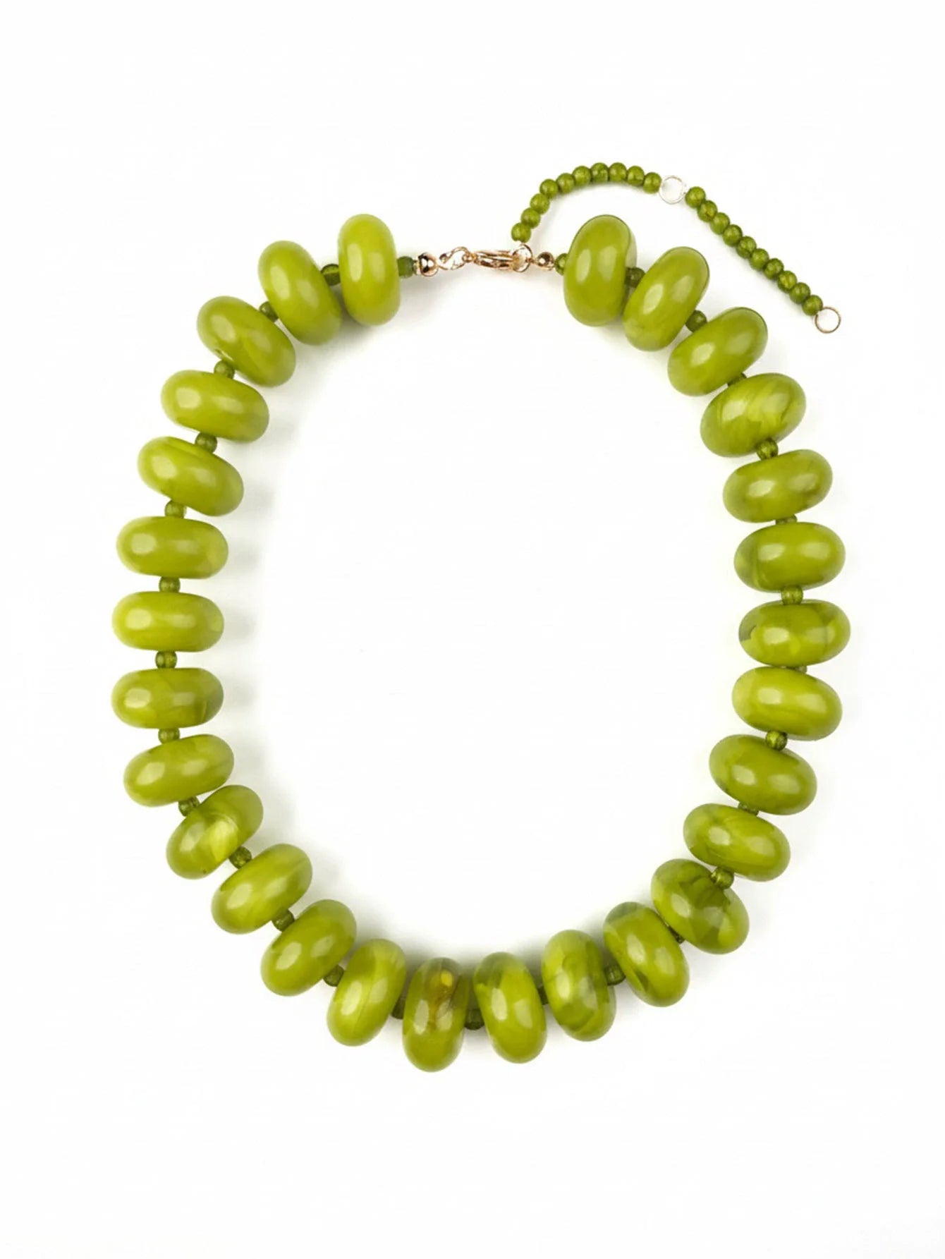 Bohemian Fashion Casual Dopamine Resin Bead Necklace Charms Chunky Jewelry Suitable for Women Daily Vacation Wear