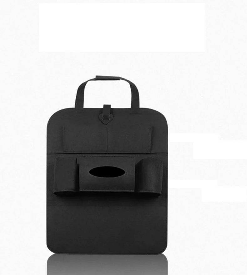 1pcs Car Seat Back Handing Storage Bag Multi-function Felt Bag,Interior Storage And Organization Supplies