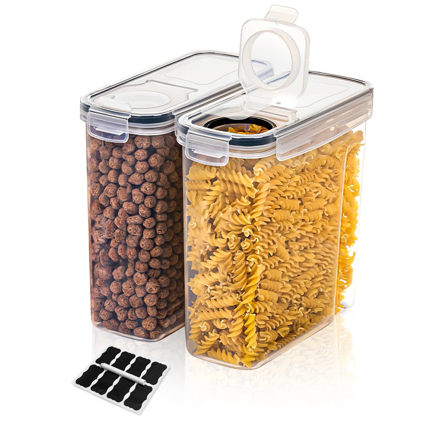 Cereal Containers Storage Set of 2/3/4  （2.5L 84oz）, Airtight Food Storage Containers for Kitchen & Pantry Organization, Cereal