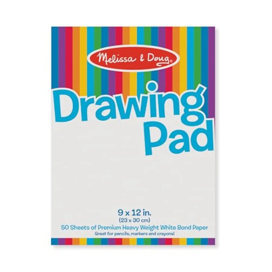 Drawing Pad 9 x 12 inches with 50 Sheets of White Bond Paper