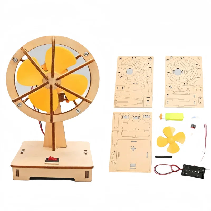 DIY Electric Shaking Fan Science Experiment Model Kit for Kids - Educational STEM Handcraft Project for Students Toy Kids Gift