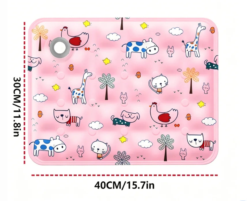 Pet Cooling Mat, Dry Ice Water Injection Cool Pad, Waterproof Wear Resistant, Summer Heat Relief Cooling Cushion for Dogs & Cats