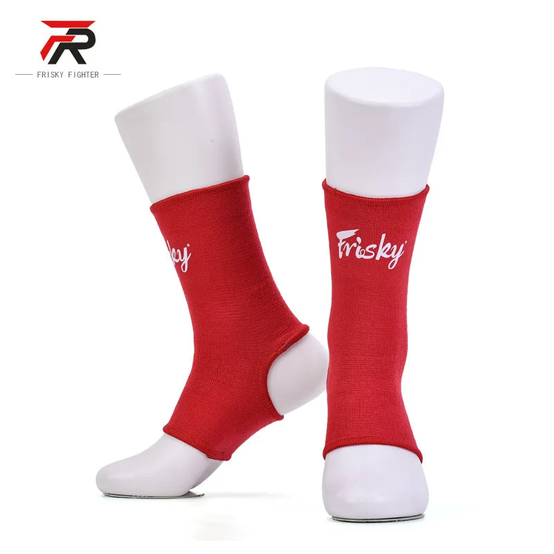 Premium Boxing Ankle Support Sleeves Kickboxing Muay Thai Foot Braces for Injury Prevention Anti-Slip Compression Ankle Guard