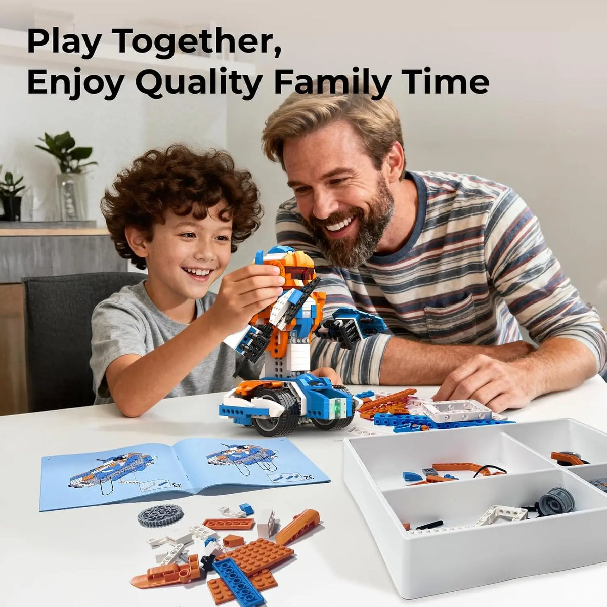 Apitor 12-in-1 STEM Robot Building Kit  600 Pcs App/RC Programmable Coding Toy Robotics Educational Set Birthday Gift Kids 8-12