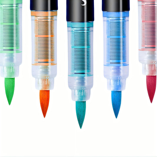 Acrylic  Markers Brush Tip Paint Marker 12-72 Colors Acrylic Paint Pen for Rock Canvas Wood Ceramic Adult Coloring DIY Crafts