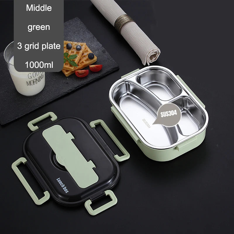 Heated Lunch Box for Kids Heated Bento Stainless Steel Lunch Box Thermos Container for Food Container Heated Bento Box Lunchbox