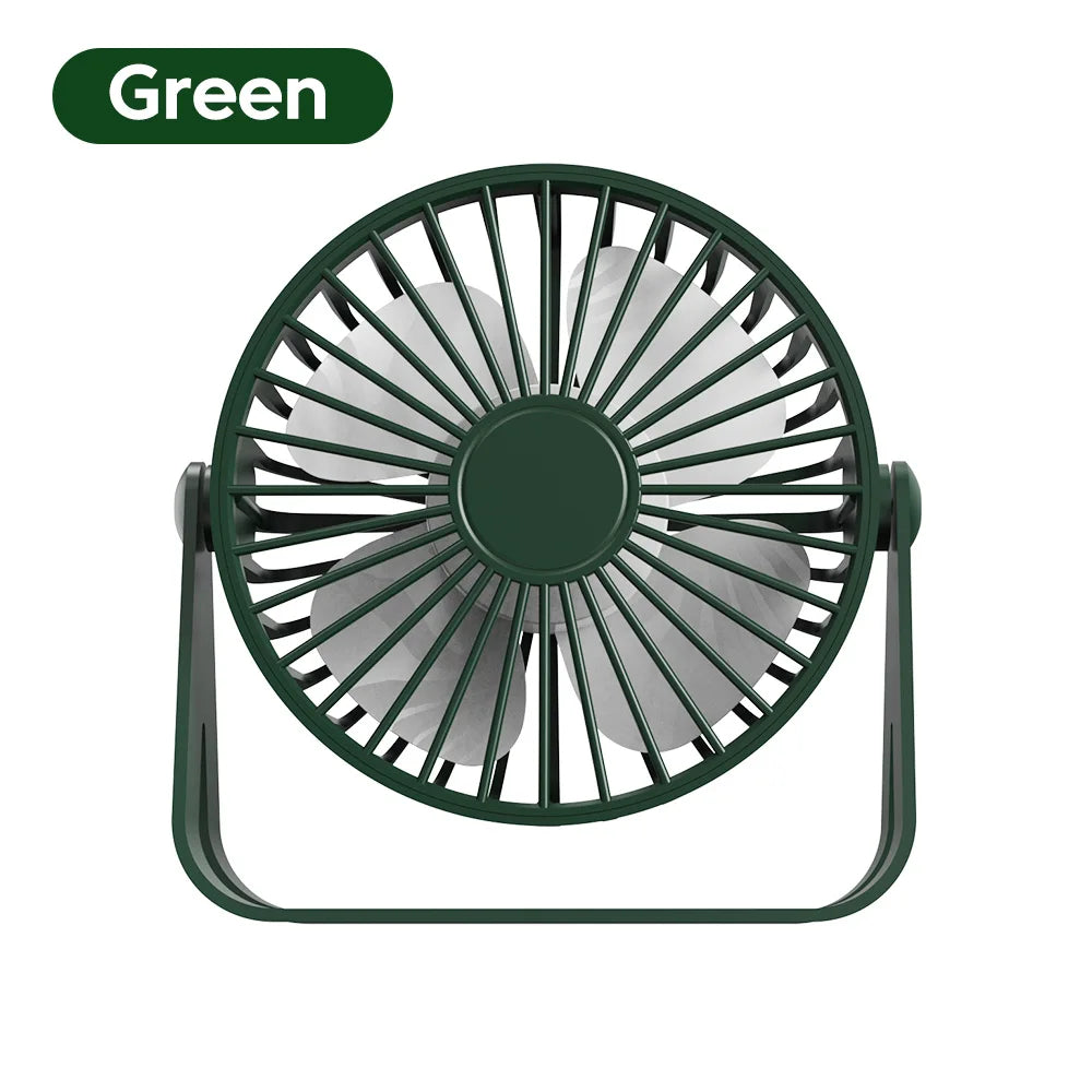 Mini USB Desktop Fan Portable Fan Desktop Office USB Quiet Cooling Fans Suitable For Student Dormitory Summer Home Office