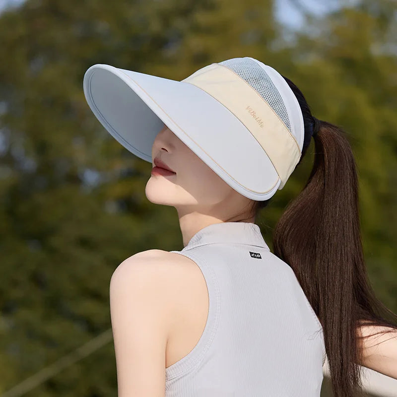 Women’s Cooling Open Sun Hat Extra Large Wide Brim UPF50+ UV Protection Outdoor Essential for Ladies