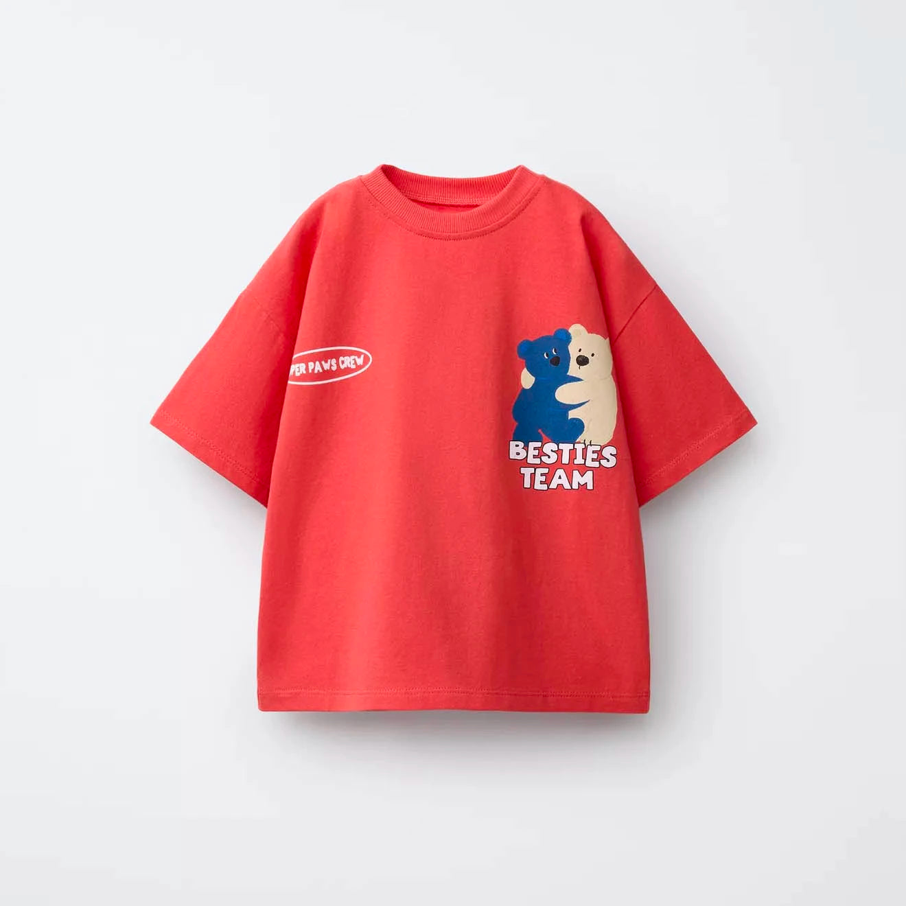 Summer Lovely TShirt 1-7Years Old Boys Girls Printed Tees Kids New Design Tops Round Neck Bottoming Shirt Cotton Short Sleeve