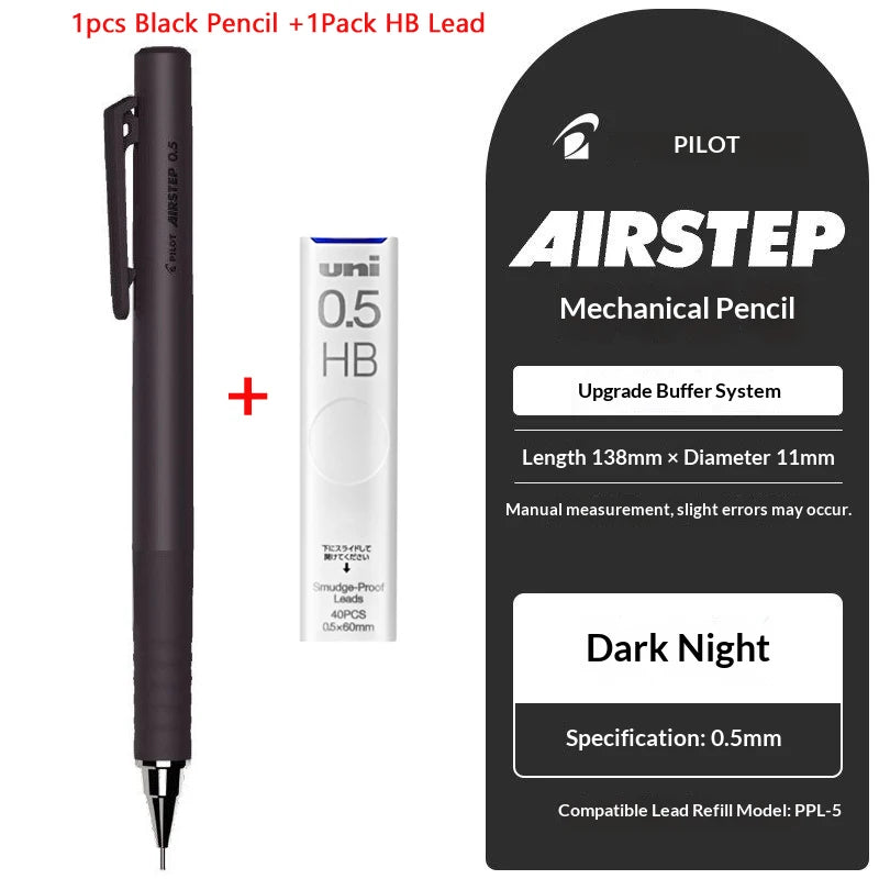 PILOT AIRSTEP Pencil HAS-15 New Function Mechanical Pencil,0.5mm Limited Edition Color Pen Body Students Children Stationery Pen