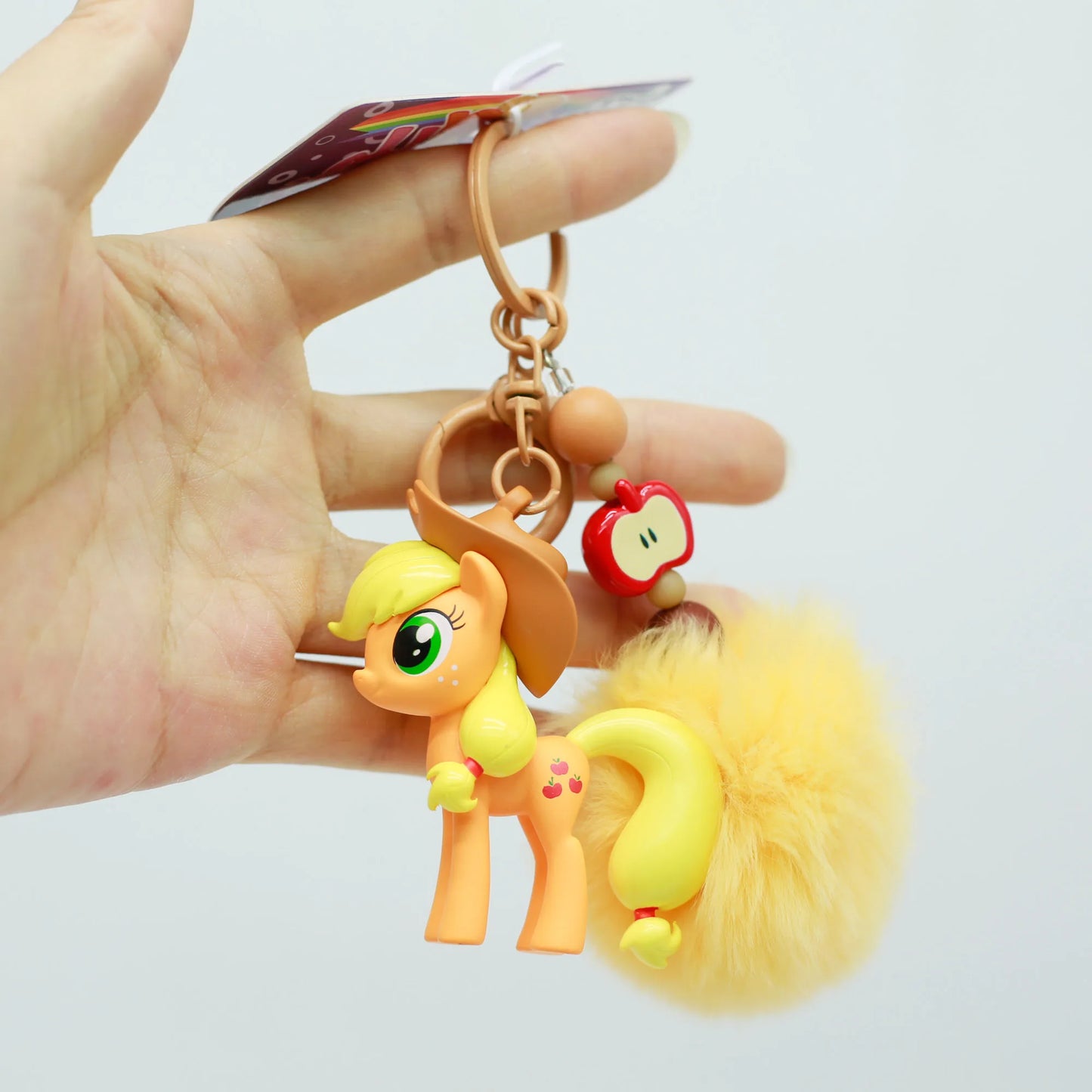 Genuine My Little Pony Kawaii Twilight Sparkle Applejack Pinkie Pie Keychain Pendant Anime Cartoon Birthday Gift Boys Girls Toys