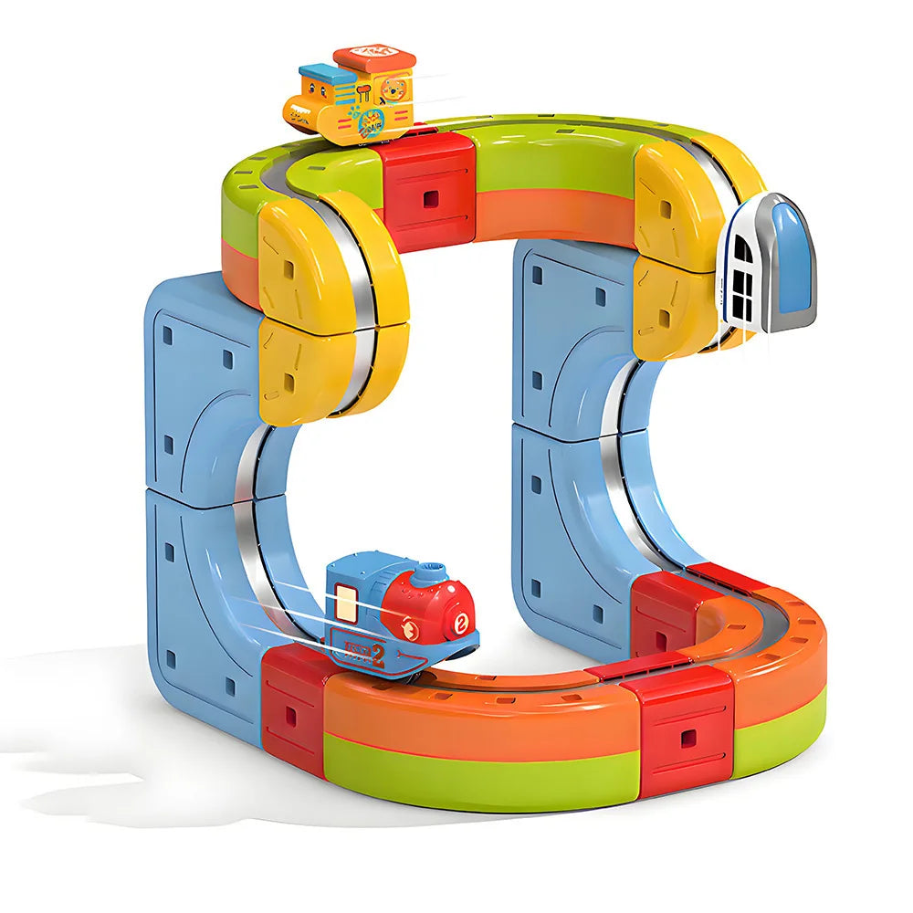 Magnetic Bullet Train Set For Kids With Electric Locomotive Diy Track Building Blocks Stem Educational Construction Toy Birthday