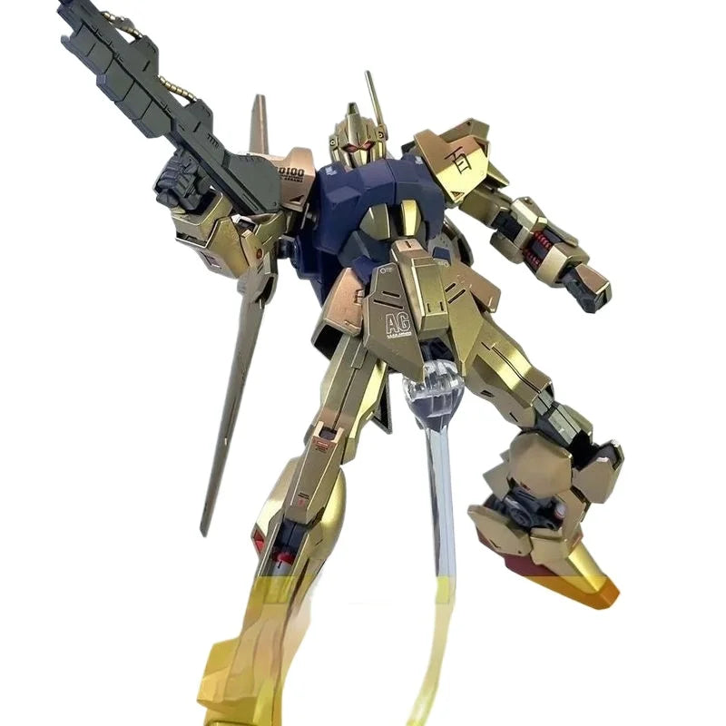 1/144 HG New Generation Hyakushiki Plate Sprayed Champagne Gold Mechanical Assembly Model Kit Action Figure Puzzle Toy Gift