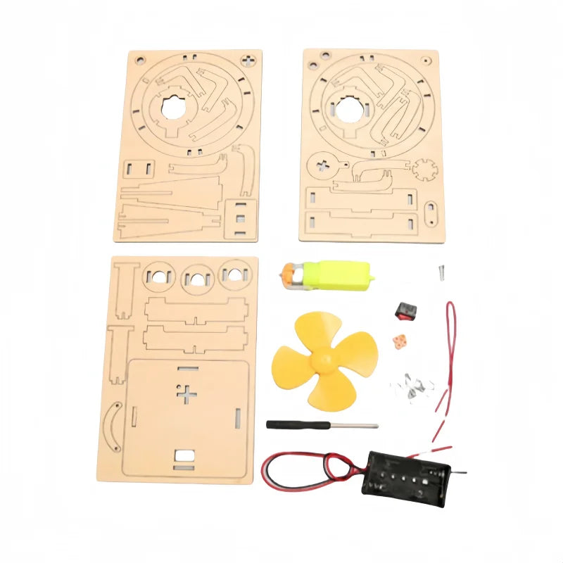 DIY Electric Shaking Fan Science Experiment Model Kit for Kids - Educational STEM Handcraft Project for Students Toy Kids Gift