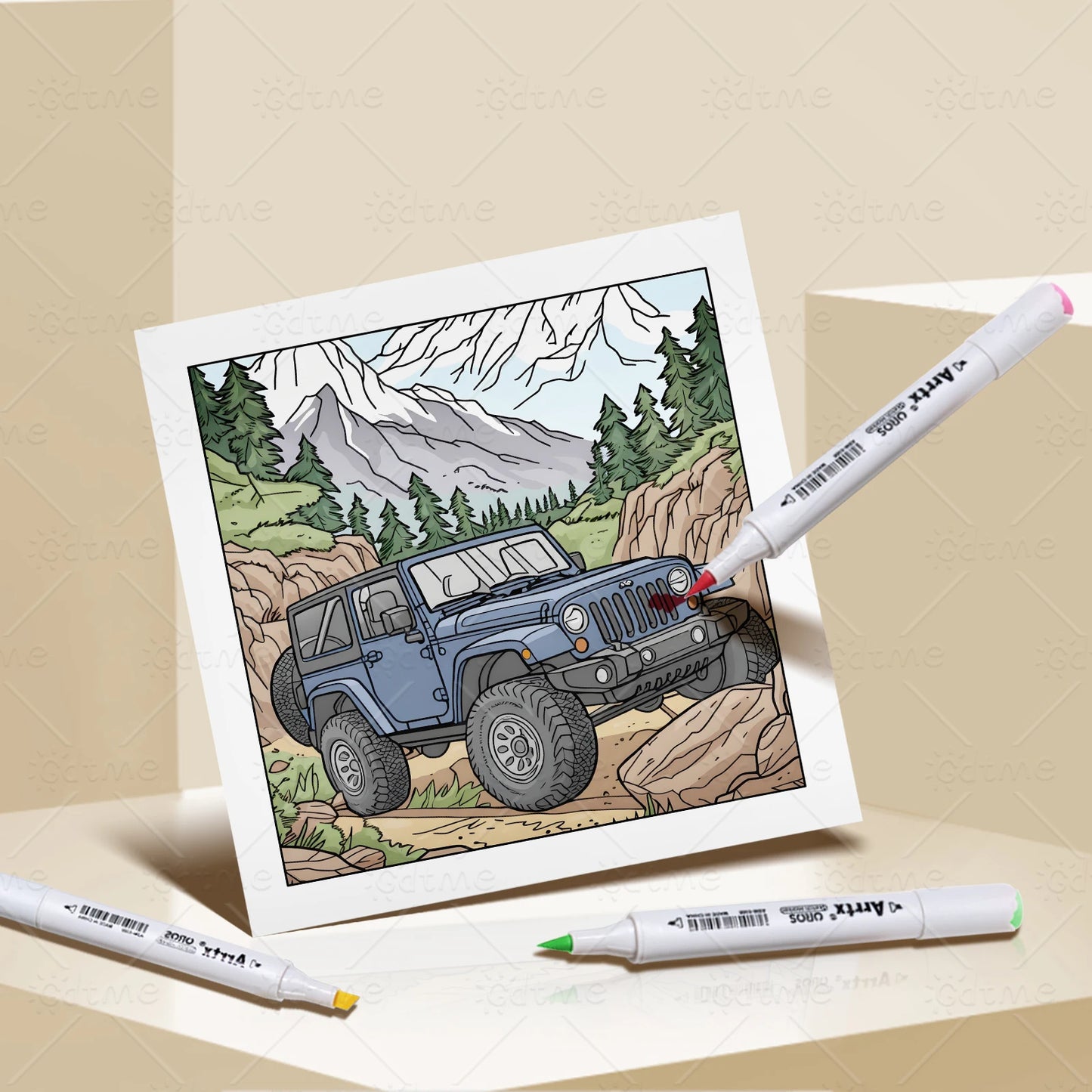 Cool Cars  : Coloring Book for Adults Featuring Cute Cozy Daily Activities for Relaxation (Cozy Spaces Coloring)