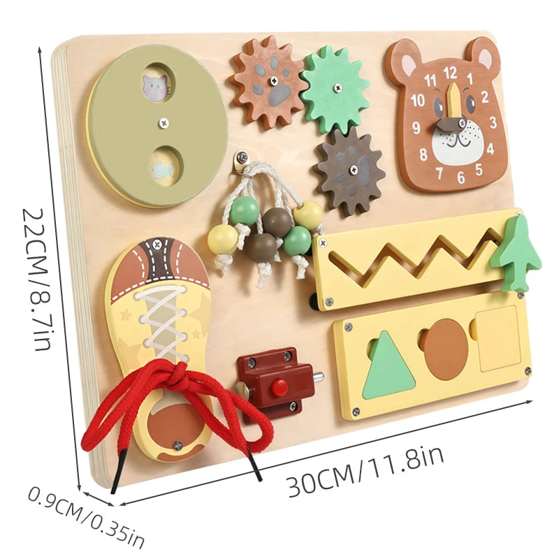 Kid Activity Busy Board Material DIY Accessories Montessori Teaching Aids Baby Busy board Early Education Learning Skill Toy