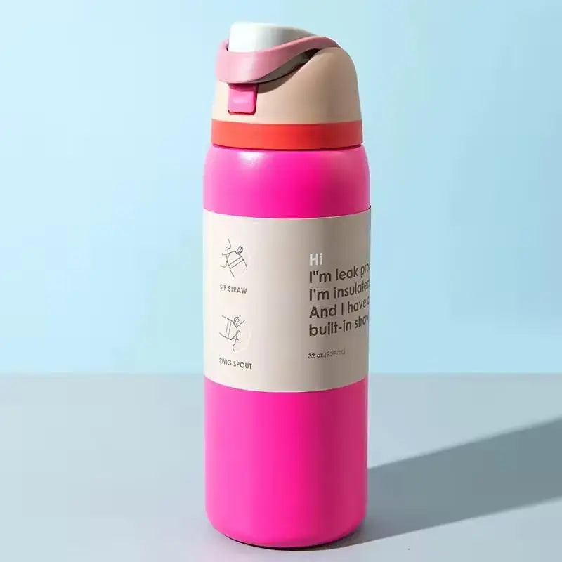 Vacuum Flasks Thermoses Water Bottle Drinkware Thermo Tumbler Stainless Steel Thermal Mug Original Cold Hot Coffee