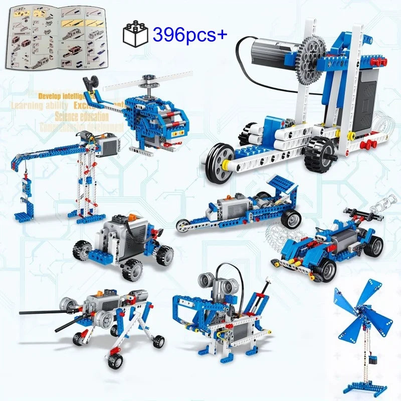 FUNXINEE  Creative Technical Building Blocks DIY Set MOC Kit Assembly Bricks STEM Educational Learning Models Holiday Gift Kids