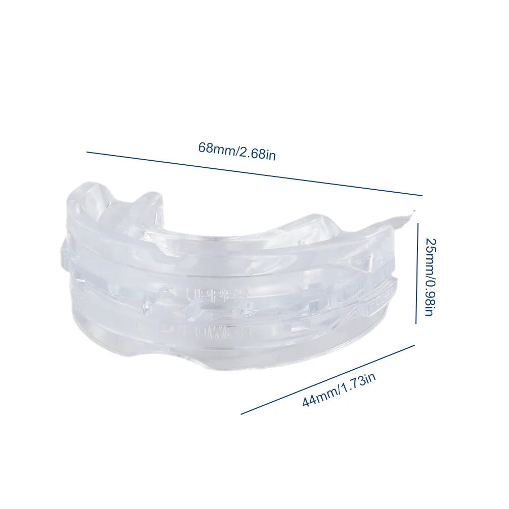Reusable Anti Snore Mouth Guard with Storage Box Anti Snoring Bruxism Mouth Guard Improve Sleeping Reduction Snoring Device