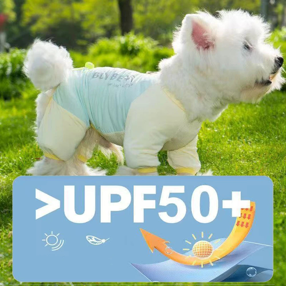 Dog Cooling Clothes  Vest UV Sun Protection Breathable Mesh Jacket, Small Medium  Dogs, Summer Wear Outdoor Cooling Suits
