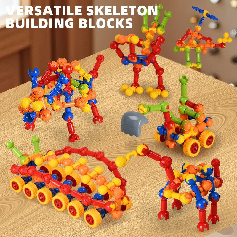 STEM Building Blocks Toy Set Detachable Creative Playset to Enhance Children's Manual Skills And Logical Thinking