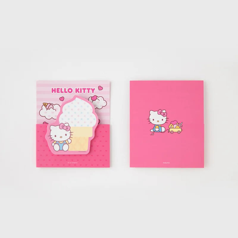 Trendy Sound Sanrio kawaii stationery Double-layer post-it notes hello kitty office notes sticky sticky notes korean kuromi