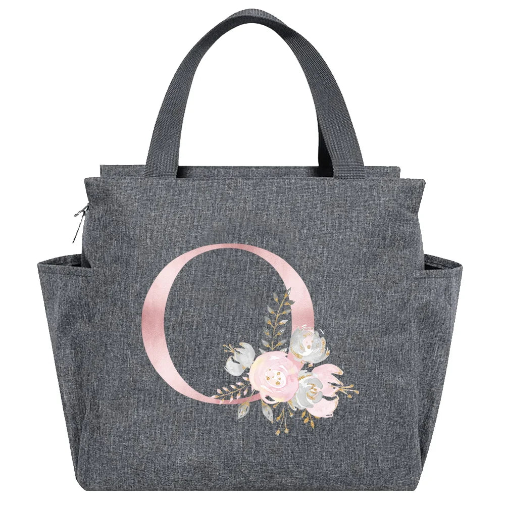 Insulated Lunch Bag  Cooler Lunch Box Portable Insulated Canvas Bento Pack Thermal Food Picnic Rice Bag For Women Kids